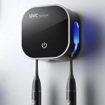 XiaoKJ Wall-Mounted Toothbrush Holder and Cleaner