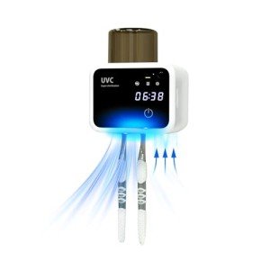 Smart LED Toothbrush Cleaner and Holder Tech