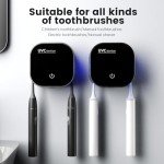 XiaoKJ Wall-Mounted Toothbrush Holder and Cleaner