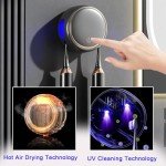 Smart Solar-Powered Toothbrush Holder and Organizer