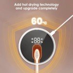 Smart Wall-Mounted Toothbrush Holder with Auto Cover