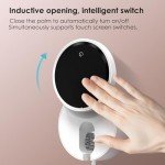Smart Wall-Mounted Toothbrush Holder with Auto Cover
