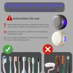 Smart Solar-Powered Toothbrush Holder and Organizer