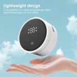 Smart Wall-Mounted Toothbrush Holder with Auto Cover