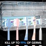 StarWin Wall-Mounted Toothbrush Cleaner with Timer