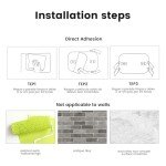 XiaoKJ Wall-Mounted Toothbrush Holder and Cleaner