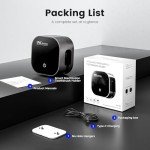 XiaoKJ Wall-Mounted Toothbrush Holder and Cleaner