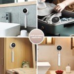 Smart Wall-Mounted Toothbrush Holder with Auto Cover