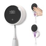 Auto-Cleaning Wall-Mounted Toothbrush Holder and Cleaner