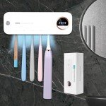 Electric Toothbrush Holder with Fan Drying Timer