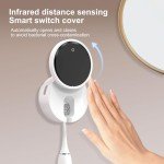 Auto-Cleaning Wall-Mounted Toothbrush Holder and Cleaner
