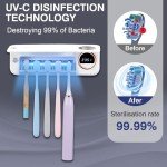 Electric Toothbrush Holder with Fan Drying Timer