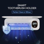 Wall-Mounted Toothbrush Holder with Fan Drying Function