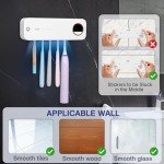 Electric Toothbrush Holder with Fan Drying Timer