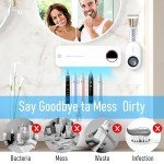 Automatic Toothpaste Dispenser and Toothbrush Cleaner Set