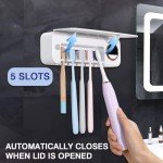 Electric Toothbrush Holder with Fan Drying Timer