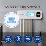 Wall-Mounted Toothbrush Holder with Fan Drying Function