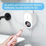 Automatic Toothpaste Dispenser and Toothbrush Cleaner Set