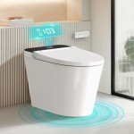 Smart Toilet with Bidet & Heated Seat Features