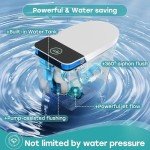 Smart Toilet with Auto Open/Close, Heated Seat