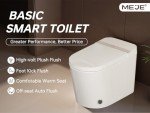 Smart Toilet with Heated Seat and Auto Flushing