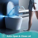 Smart Toilet with Auto Open/Close, Heated Seat