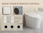 Smart Toilet with Heated Seat and Auto Flushing