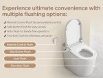 Smart Toilet with Heated Seat and Auto Flushing