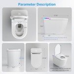 Smart Tankless Toilet with Bidet & Heated Seat