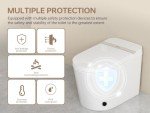 Smart Toilet with Heated Seat and Auto Flushing