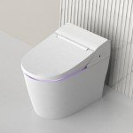 Smart Heated Bidet Toilet with Dual Flush
