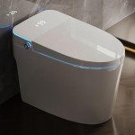 Smart Bidet Toilet with Foot Sensor & Heated Seat
