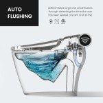 Smart Heated Bidet Toilet with Dual Flush