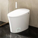 Smart Toilet with Auto Open/Close & Built-In Bidet