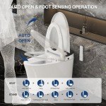 Smart Bidet Toilet with Auto Open/Close Lid