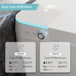 Smart Bidet Toilet with Foot Sensor & Heated Seat