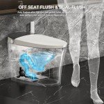 Smart Bidet Toilet with Auto Open/Close Lid