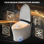 Smart Bidet Toilet with Auto Open/Close Lid
