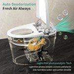 Smart Toilet with Auto Open/Close & Built-In Bidet