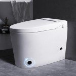 Smart Bidet Toilet with Foot Pedal Flush