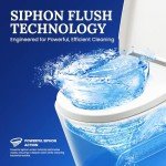 Smart Bidet Toilet with Foot Pedal Flush