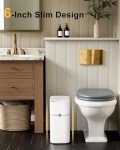 Automatic Motion Sensor Bathroom Trash Can with Fan