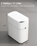 Automatic Motion Sensor Bathroom Trash Can with Fan