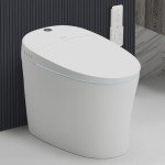 Smart Bidet Toilet with Heated Seat & LED Display