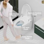 Smart Bidet Toilet with Heated Seat & LED Display