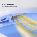 Heated Bidet Smart Toilet with Automatic Cover