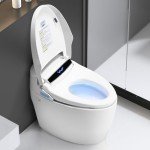 Heated Bidet Smart Toilet with Automatic Cover