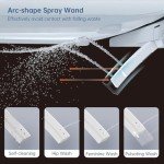 Smart Bidet Toilet with Heated Seat & LED Display