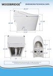 Smart Bidet Toilet with Auto Flush & Wireless Remote