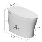 Smart Bidet Toilet with Heated Seat & LED Display